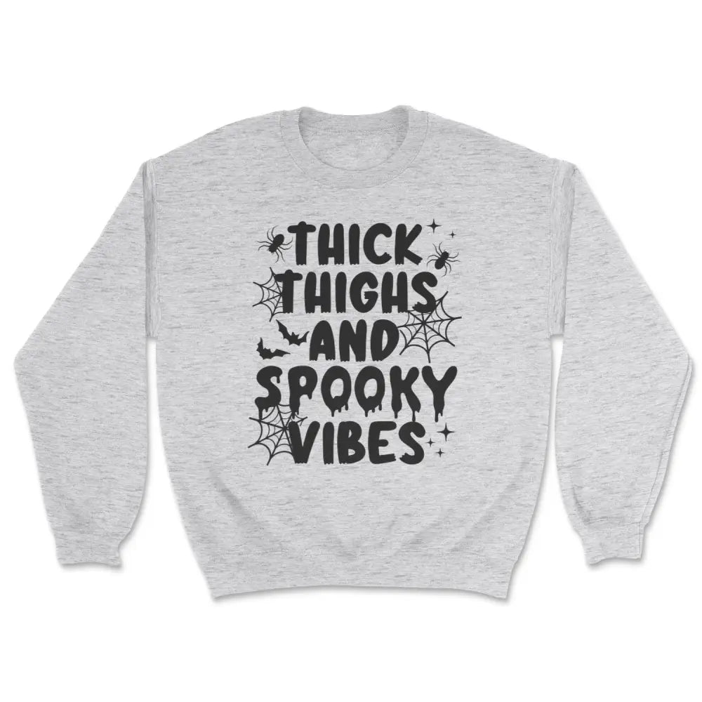 Thick thighs & spooky vibes sweatshirt Hoodie with Cropped Fit Short Trendy