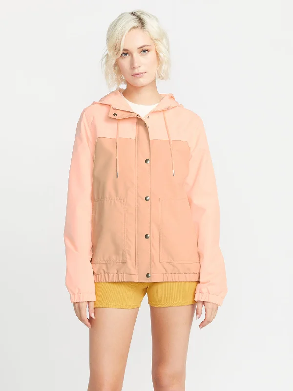 Enemy Stone Jacket - Coral Corduroy Jacket Velvet Jacket Brocade Jacket