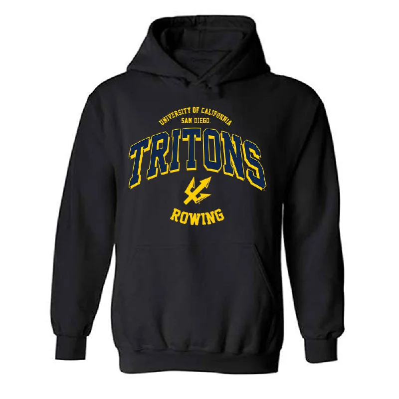 UCSD - NCAA Women's Rowing : Stefano Mantegari - Hooded Sweatshirt Hoodie Jacket Zipper Layering