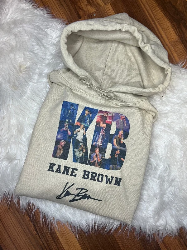 KB HOODIE Hoodie with Hem Contrast Bold Stylish