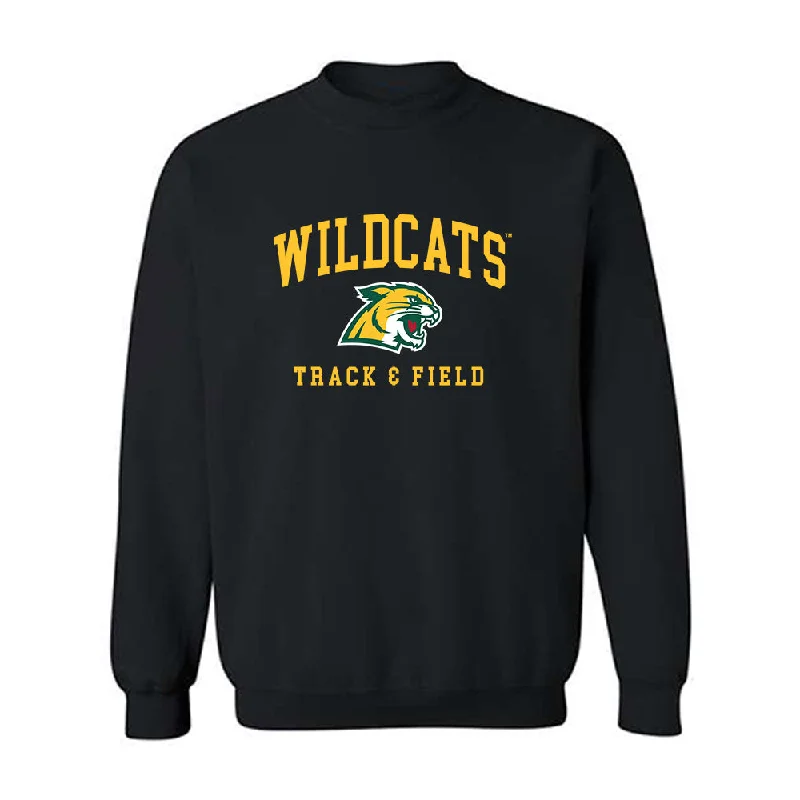 Northern Michigan - NCAA Women's Track & Field : Madelyn Rasmussen - Classic Shersey Crewneck Sweatshirt Hoodie with Fur Luxurious Winter