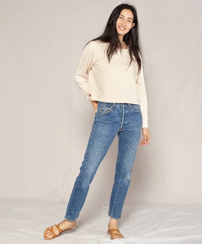 Outerknown | Solstice Sweatshirt Hoodie with Batwing Sleeves Loose Dramatic