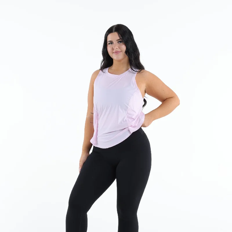 RISE TANK charcoal tank top