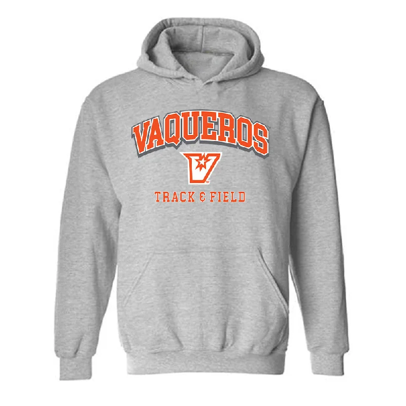 UTRGV - NCAA Women's Track & Field : Ashley Lingueno - Classic Shersey Hooded Sweatshirt Hoodie with Cropped Fit Short Trendy