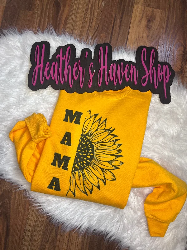 Ma sunflower hoodie Hoodie with Drawcord Adjustable Secure