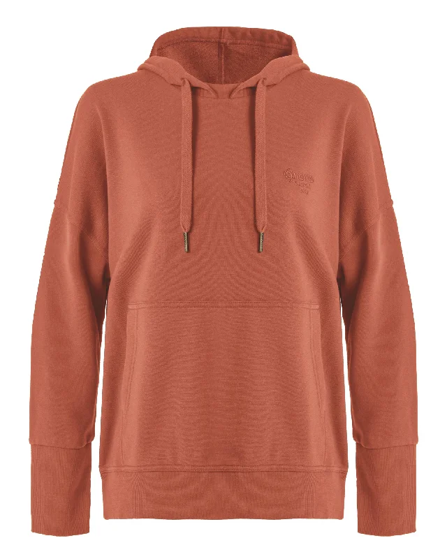Polerón Hoodie Eco Nakev Mujer Hoodie with Belted Waist Structured Tailored