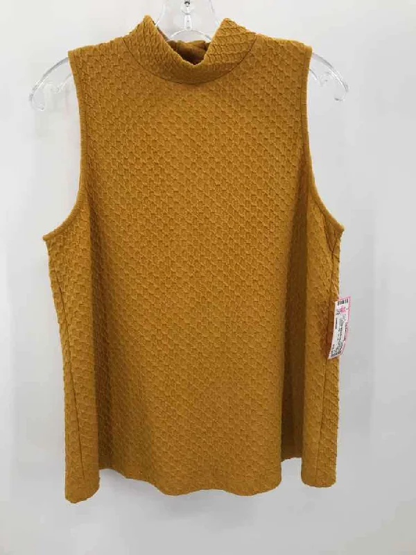 Pre-Owned eri + ali Yellow Size Medium Tank Top lime green tank