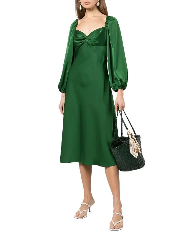 Melody Dress In Emerald