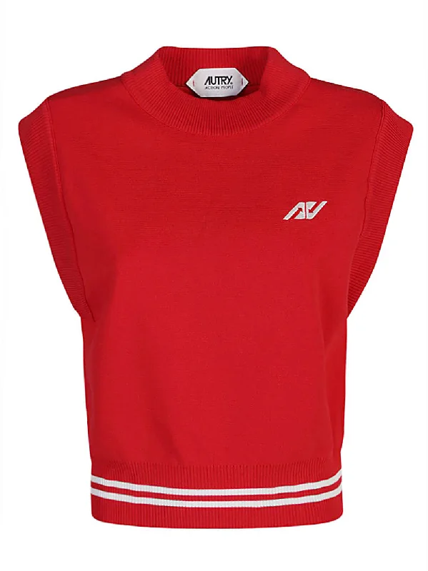 Autry Women's Sweaters Red Stylish Fashionable Trendy