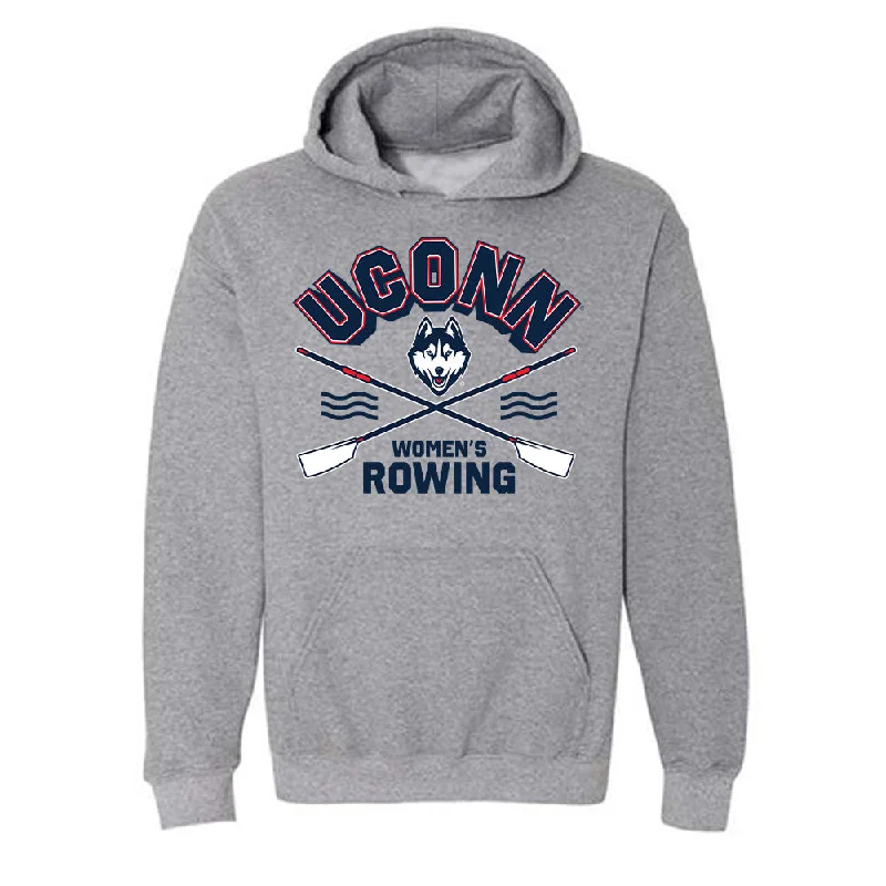 UConn - NCAA Women's Rowing : Ava Dardis - Sports Shersey Hooded Sweatshirt Hoodie with Strings Custom Fit Adjustable