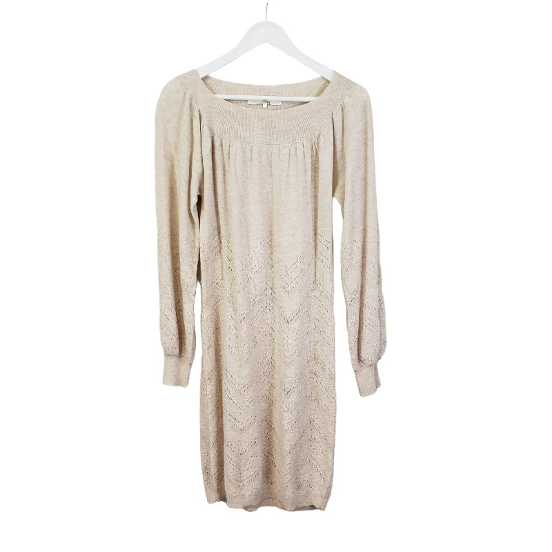 3.1 Phillip Lim Alpaca Wool Blend Sweater Dress Size XS Transparent Opaque Sheer