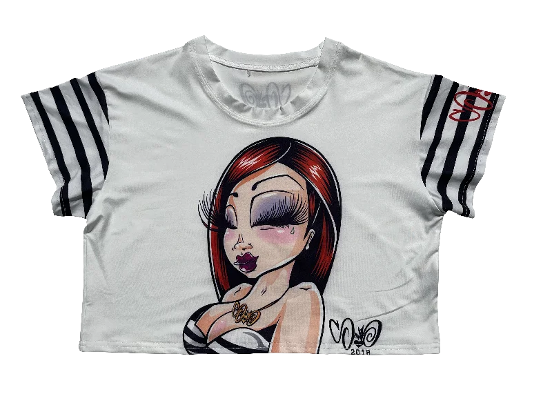 Lil Stranger Crop Top Machine Wash Dry Clean Hand Wash