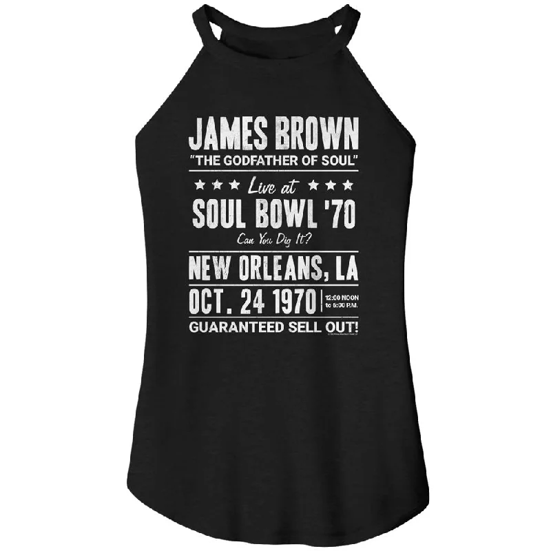 JAMES BROWN ROCKER Rocker Tank Top, Soul Bowl 1970 white tank top