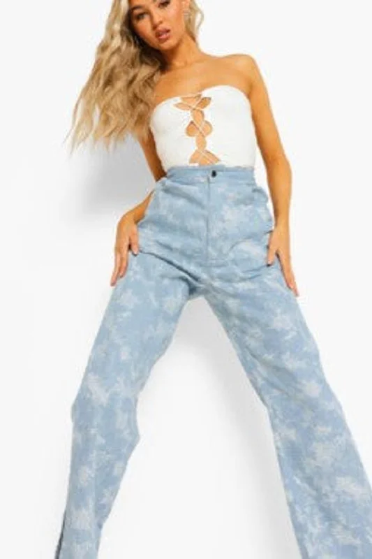 White Tall Double Layer Lace Up Bandeau Crop Top Polka Dot Checkered Tartan