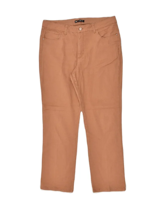 LEE Womens Classic Fit Slim Fit Casual Trousers US 18 2XL W38 L30 Brown Trousers Running Lightweight LEE Womens Classic Fit Slim Fit Casual Trousers US 18 2XL W38 L30 Brown Trousers Running Lightweight