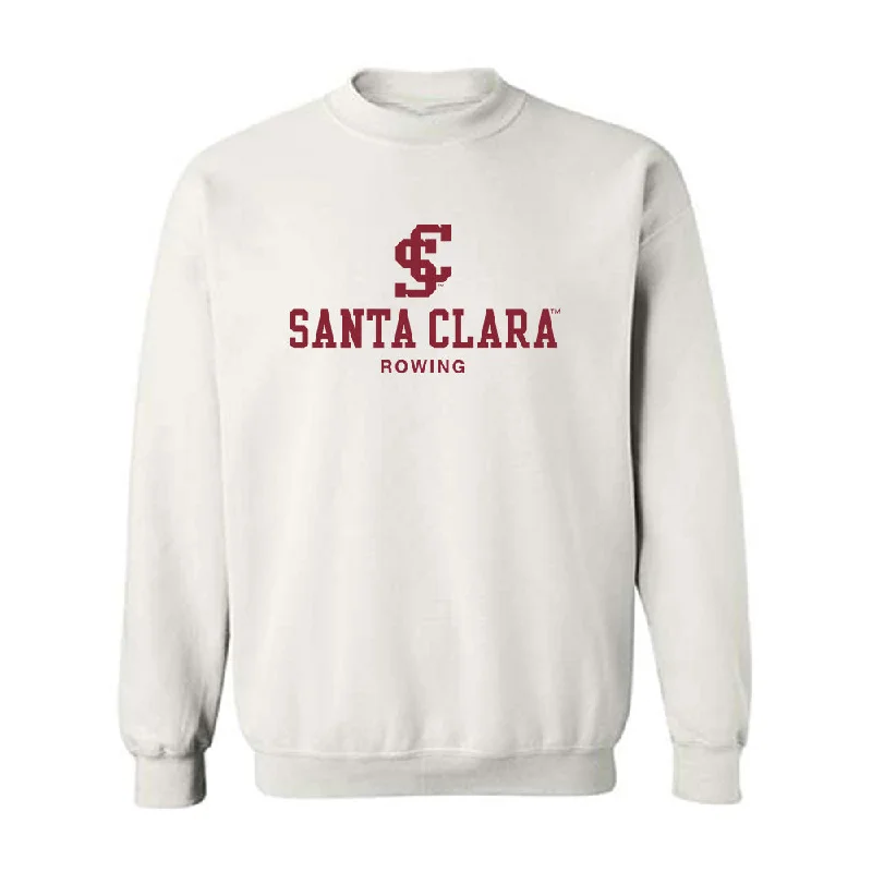 SCU - NCAA Women's Rowing : Eliana Schaer - Crewneck Sweatshirt Classic Shersey Hoodie with Zipper Versatile Modern