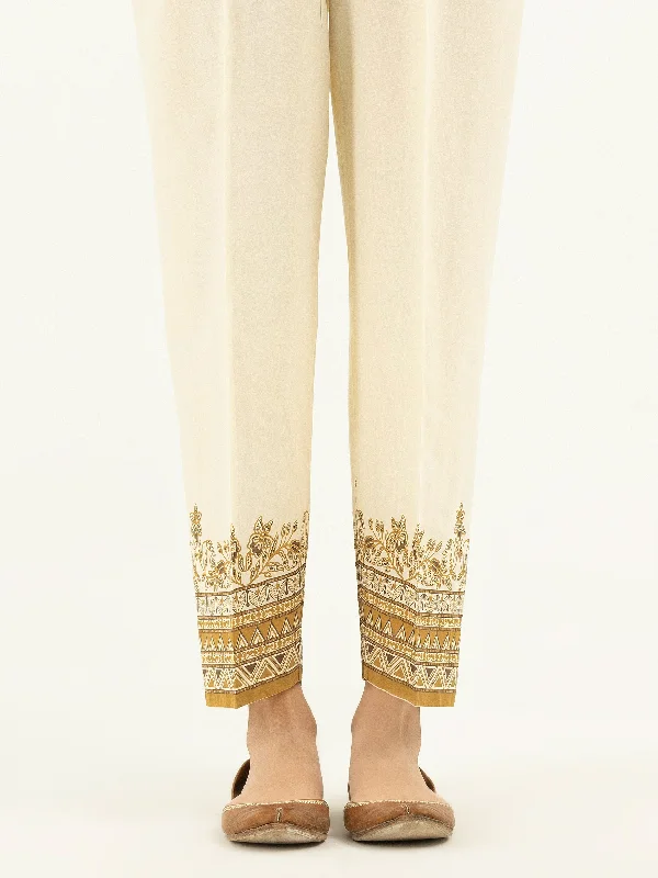 Pasted Cambric Trousers(Pret) Trousers Satin Smooth