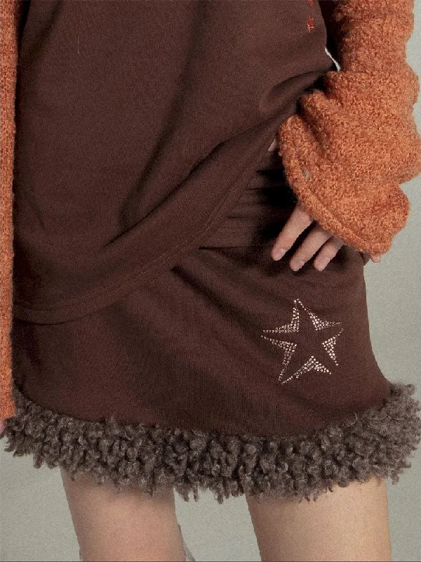 brown skirt【presale】