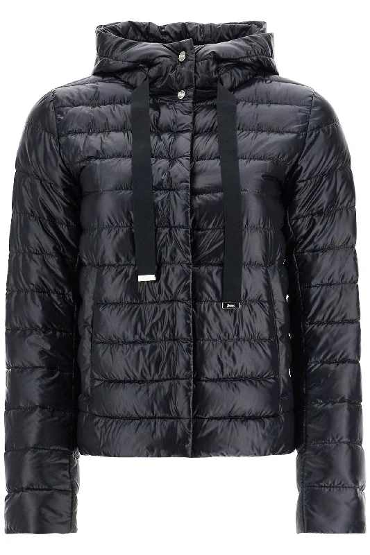 Herno Women's Ultra-weight Nylon Down Jacket With Hood Lace Jacket Ribbed Jacket Sequined Jacket Herno Women's Ultra-weight Nylon Down Jacket With Hood Lace Jacket Ribbed Jacket Sequined Jacket