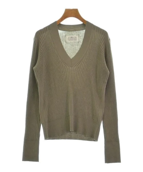 Maison Margiela Sweaters Silk Blend Satin Velvet