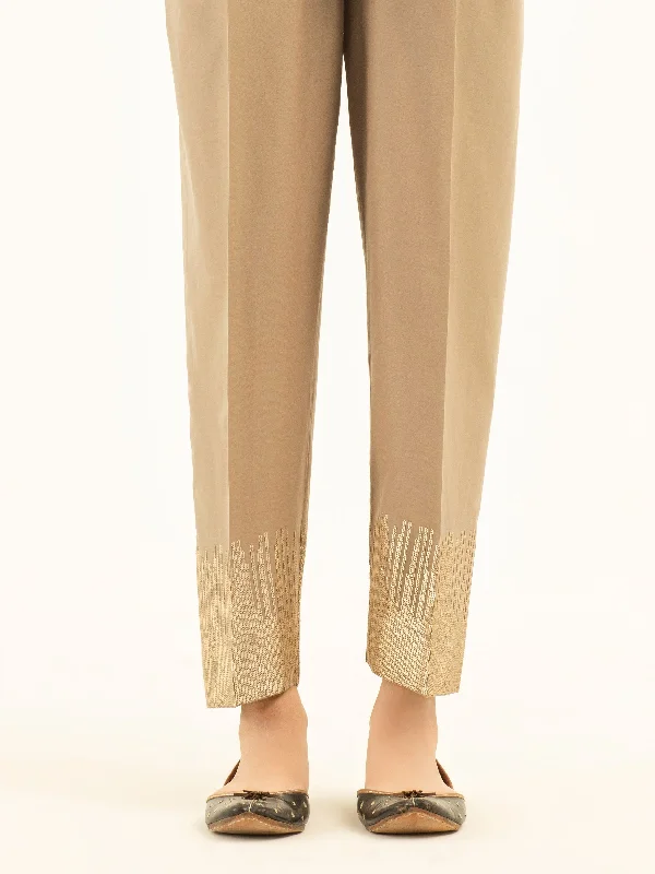 Embellished Cambric Trousers Trousers trendy modern