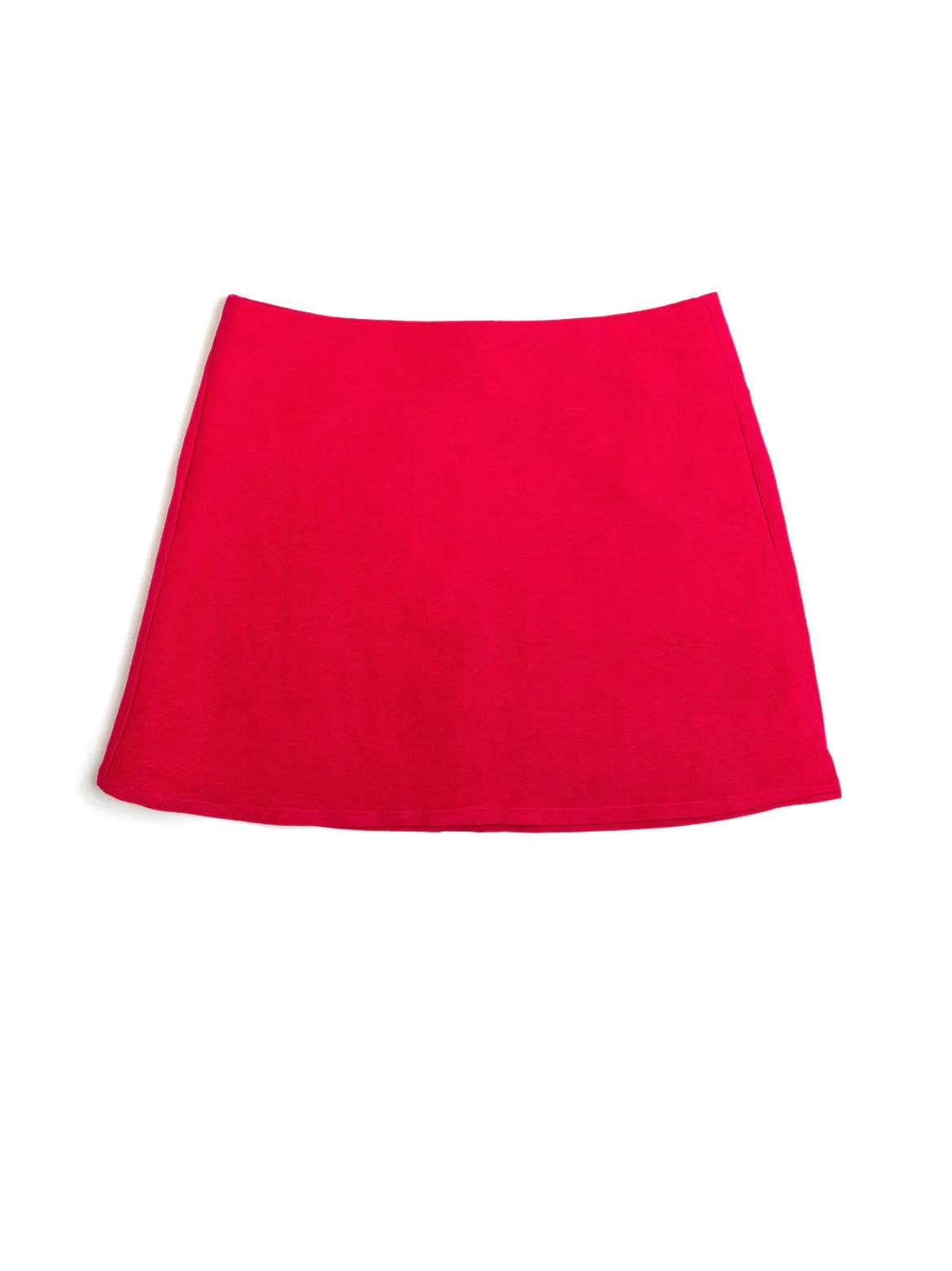Punkwasp Linen Dart Skirt - Berry wool skirt warm