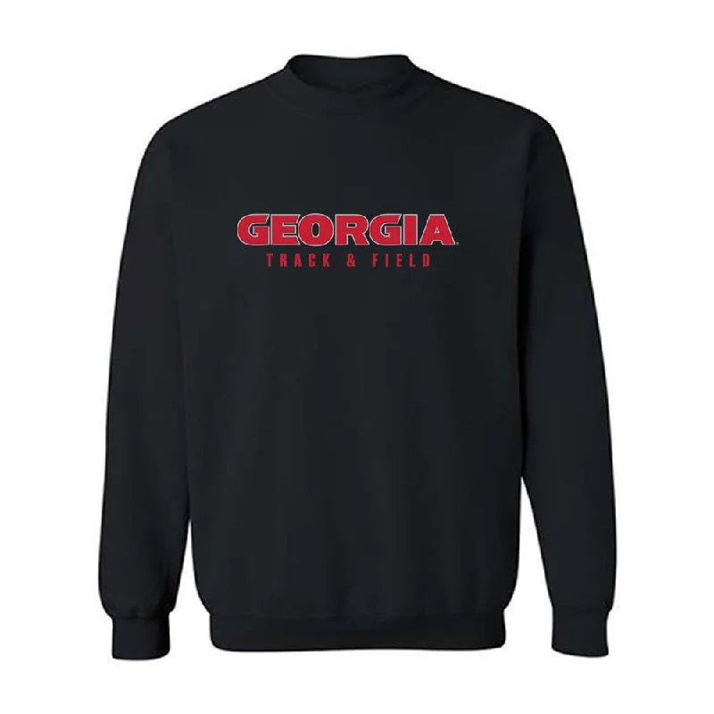 Georgia - NCAA Women's Track & Field : Danah Nembhard - Classic Shersey Crewneck Sweatshirt Hoodie with Hem Frayed Vintage Worn