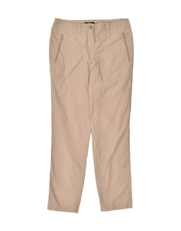 ROHAN Womens Slim Chino Trousers UK 12 Medium W32 L29  Beige Cotton Trousers Essential Wardrobe