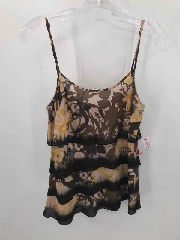 Pre-Owned Rebecca Taylor Brown Size 6 Tank Top cozy tank top