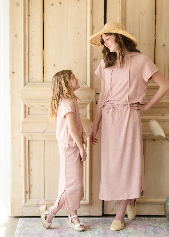 Rose French Terry Knit Skirt - FINAL SALE vintage skirt charm