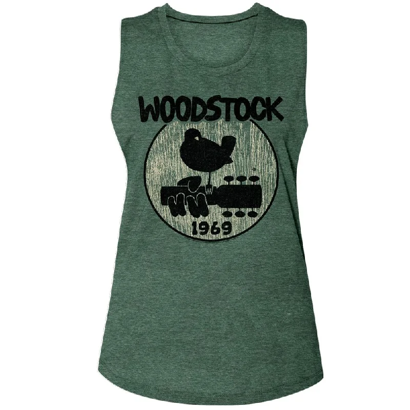 WOODSTOCK Tank Top for Ladies, Big Logo lounge tank top