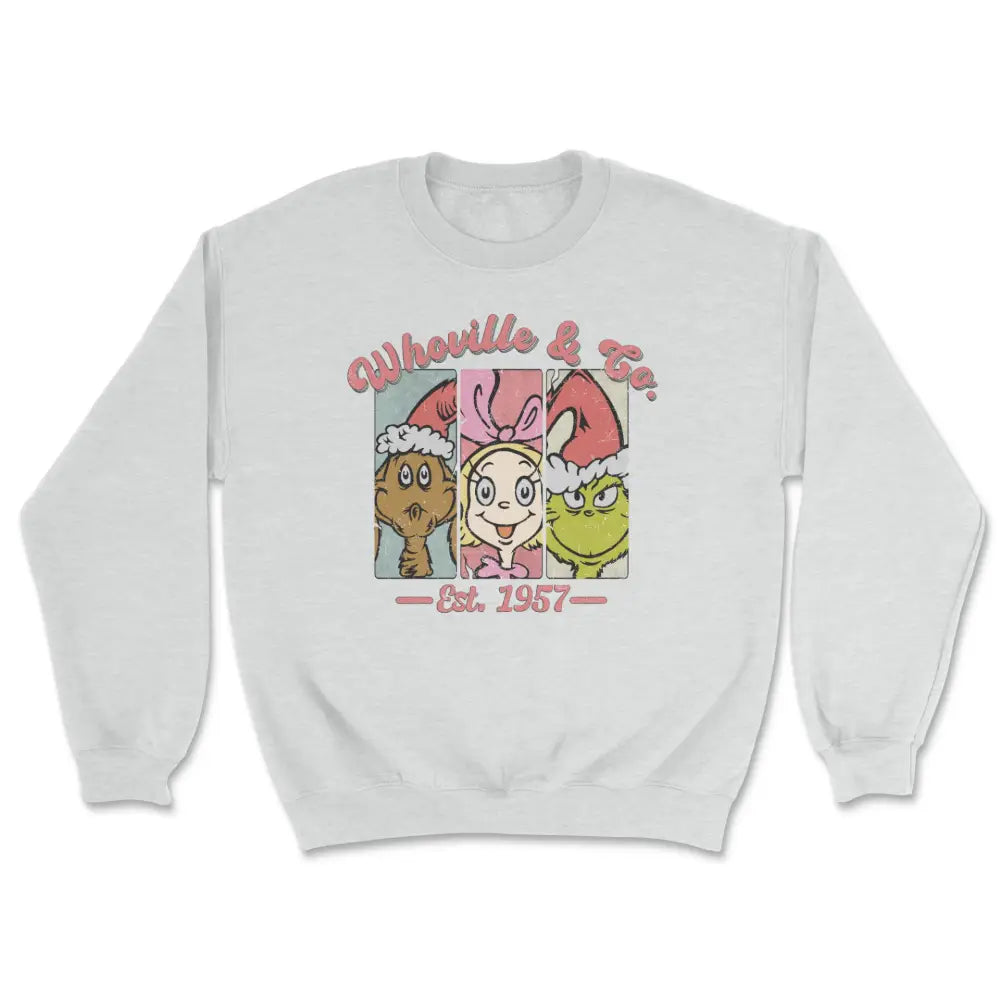 Whoville & co retro sweatshirt Hoodie with Turtle Neck Cozy Winter