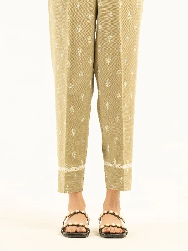 Laced Khaddar Trousers Trousers New Arrival