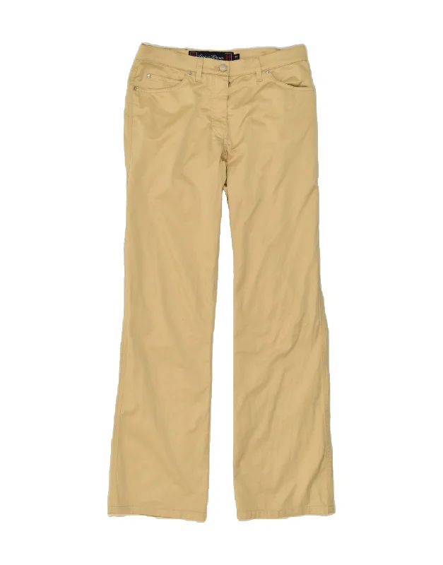 CONTE OF FLORENCE Womens Casual Trousers IT 42 Medium W30 L31  Beige Trousers chic fashionable