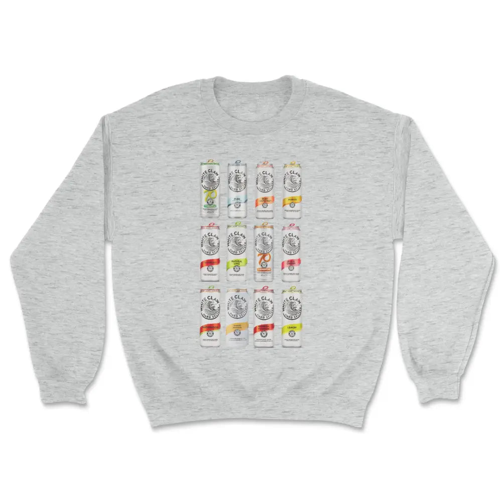 White claw seltzer sweatshirt Hoodie with Half-Zip Sporty Casual