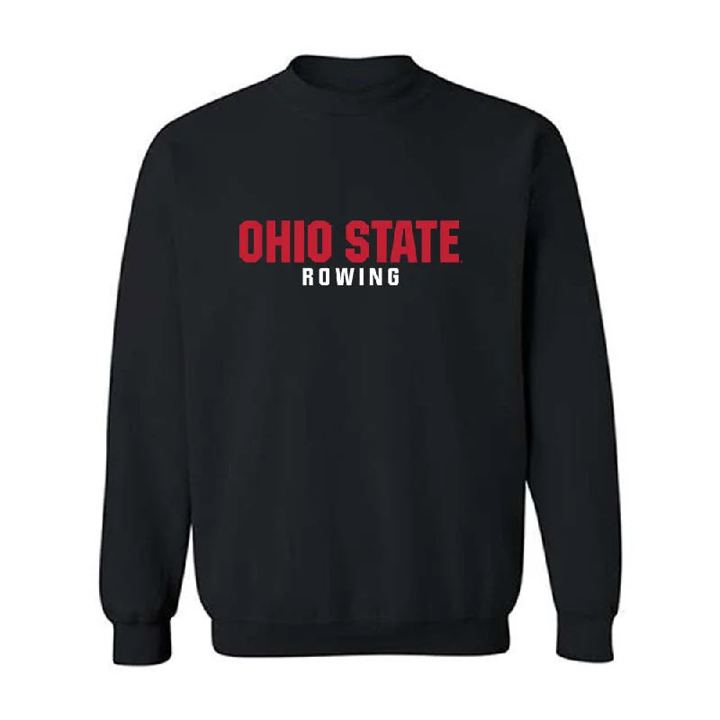 Ohio State - NCAA Women's Rowing : Eliana Bujwalo-Nowak - Classic Shersey Crewneck Sweatshirt Hoodie with High-Low Hem Asymmetrical Trendy