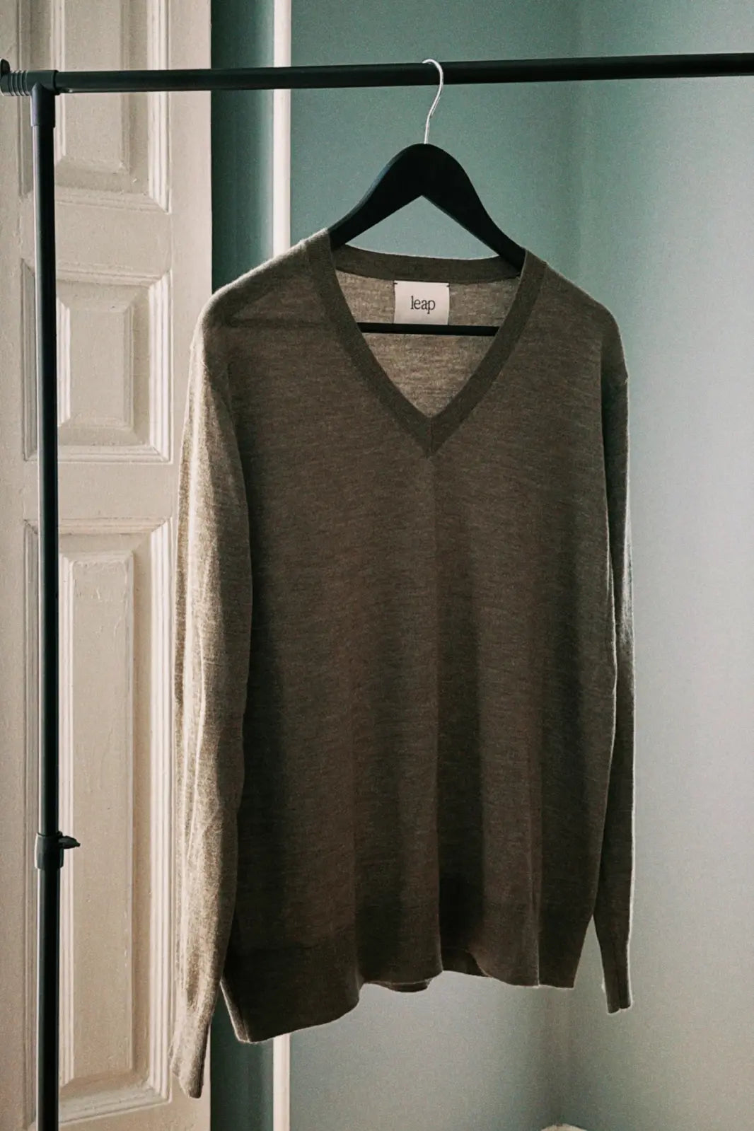 Sample 42 V neck sweater Velvet Chenille Corduroy