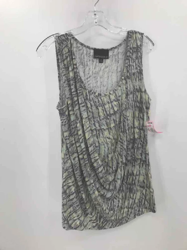 Pre-Owned Cynthia Rowley Purple Size Medium Tank Top cold shoulder tank