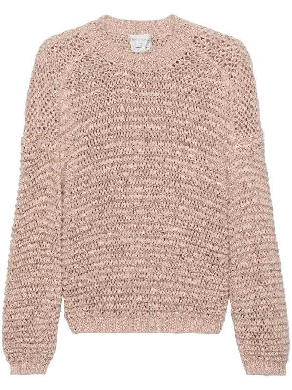 Forte Forte Women's Sweaters Powder Zippered Buttoned Snapped