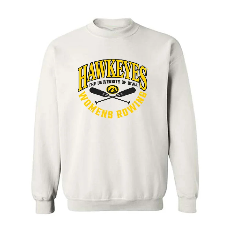 Iowa - NCAA Women's Rowing : Samara Hruska - Sports Shersey Crewneck Sweatshirt Hoodie with Ribbed Cuffs Snug Fit Comfort