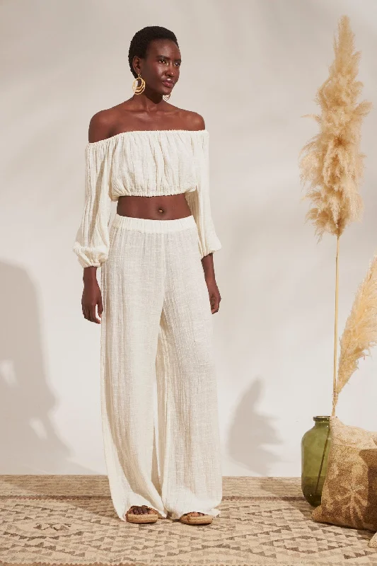 GAUZE TROUSERS Trousers versatile functional