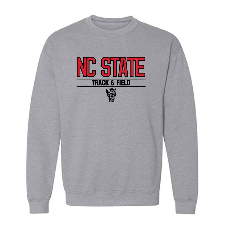 NC State - NCAA Women's Track & Field : Nia Poole - Classic Shersey Crewneck Sweatshirt Hoodie with Front Slit Layering Stylish