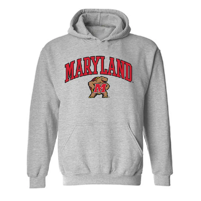 Maryland - NCAA Women's Track & Field : Victoria Teasley - Classic Shersey Hooded Sweatshirt Hoodie with Hood Adjustable Protection