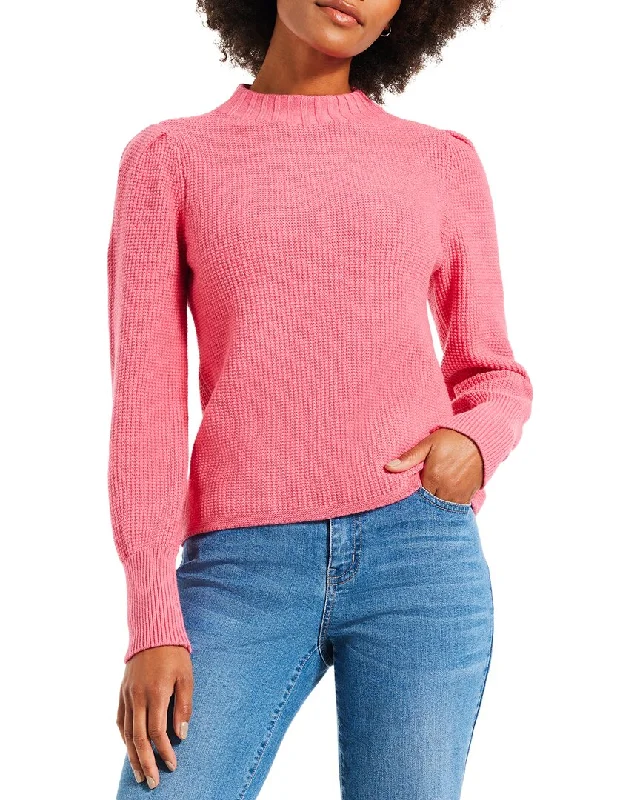 Nic+Zoe Waffle Stitch Sweater Handmade Hand-knitted Hand-woven