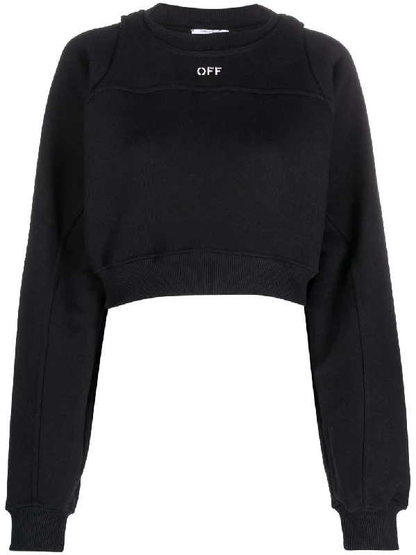 Off White Women's Sweaters Black Anti-Pilling Anti-Shrink Durable