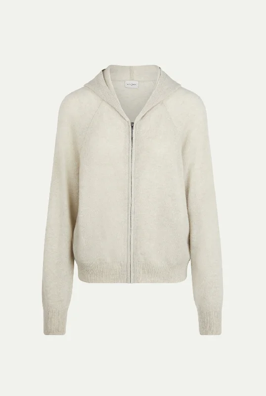 DACCA cashmere hoodie Hoodie with Hem Frayed Vintage Worn