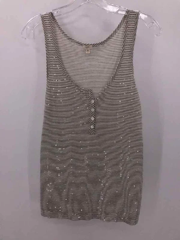 Pre-Owned J Crew Grey Size XS Sequin Tank Top summer tank top