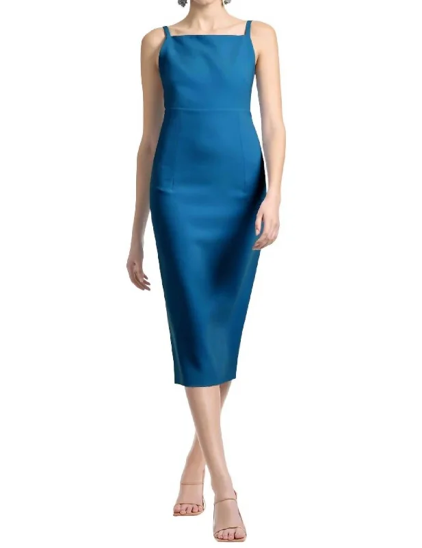 Carolina Dress In Moroccan Blue