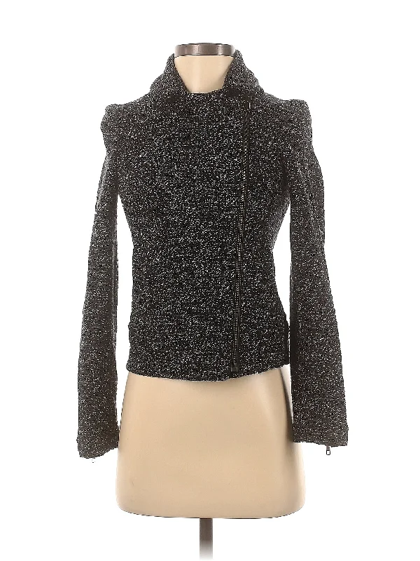 Jacket Notch Collar Peter Pan Collar Cowl Neck