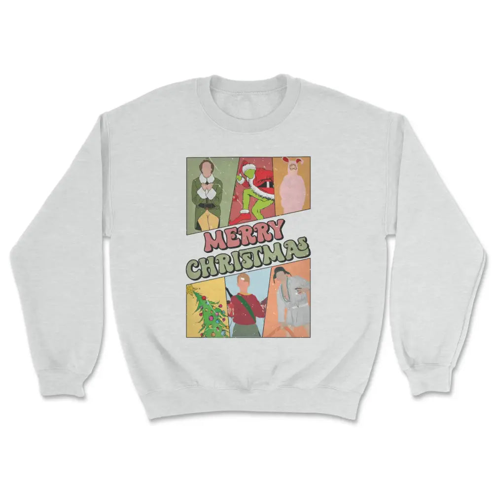 Merry christmas friends sweatshirt Hoodie with Button Placket Classic Preppy